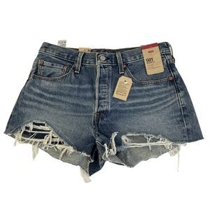 New Levi's Women's 501 Original Premium High-Rise Jean Shorts Size 31 NWT